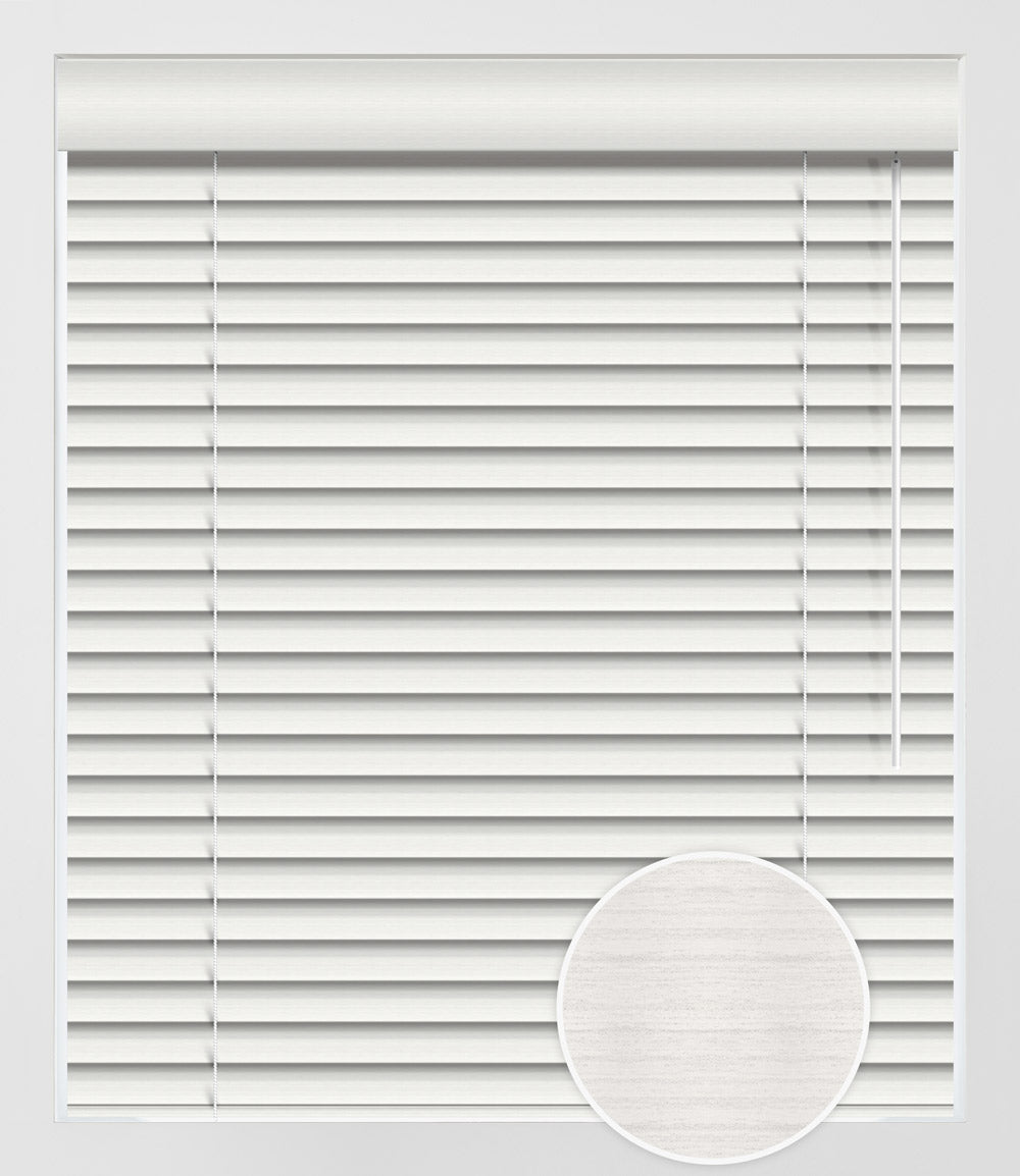 SIMILI-BOIS NATURA 2'' - BLANC
