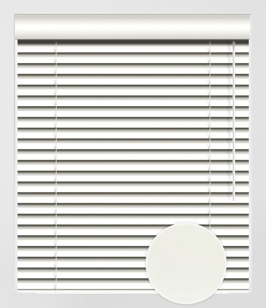 SIMILI-BOIS UNI 2'' - BLANC