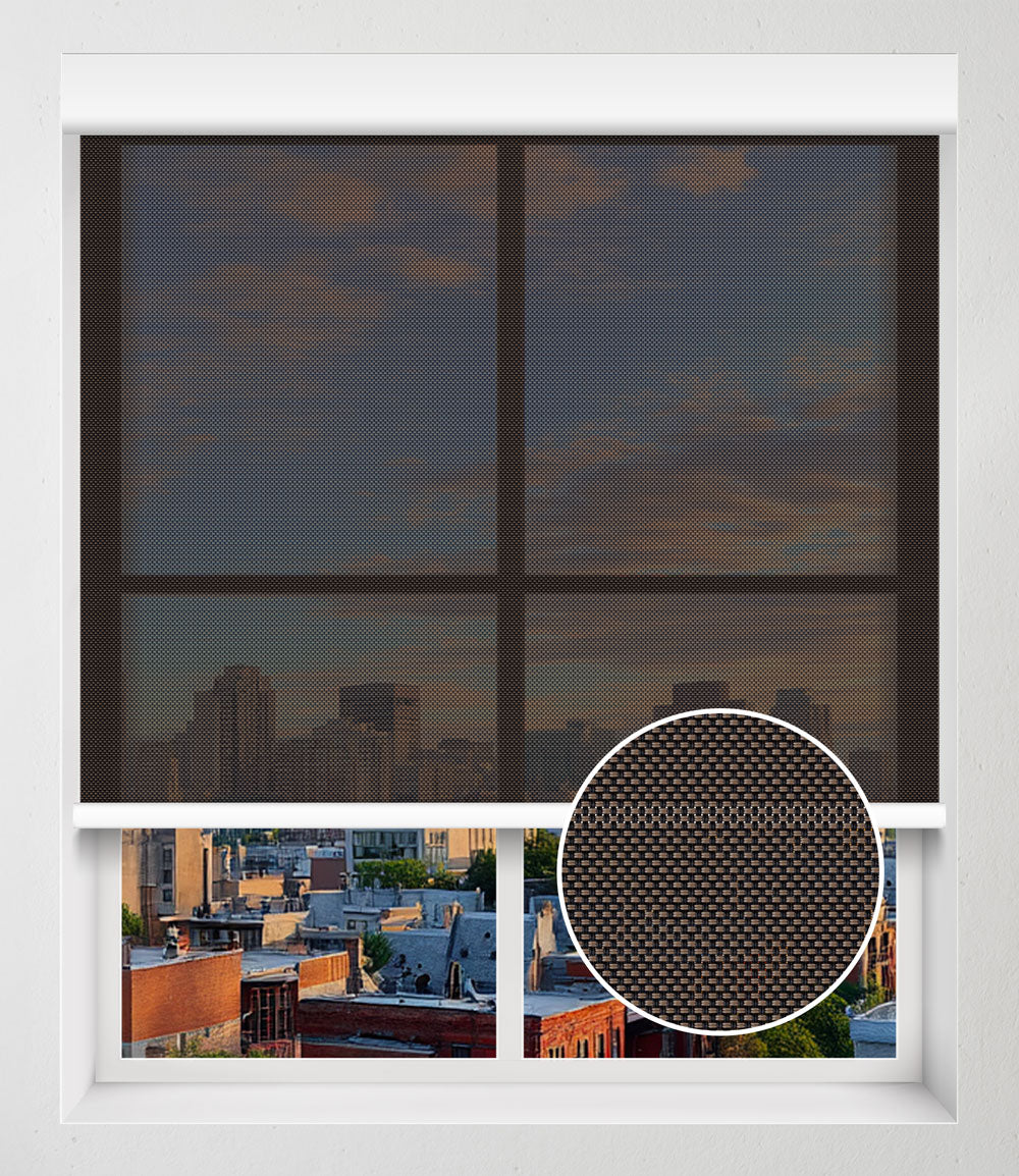 SOLAIRE SCREEN 5% SANS PERÇAGE - BRUN