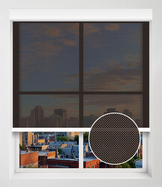 SOLAIRE SCREEN 5% SANS PERÇAGE - BRUN