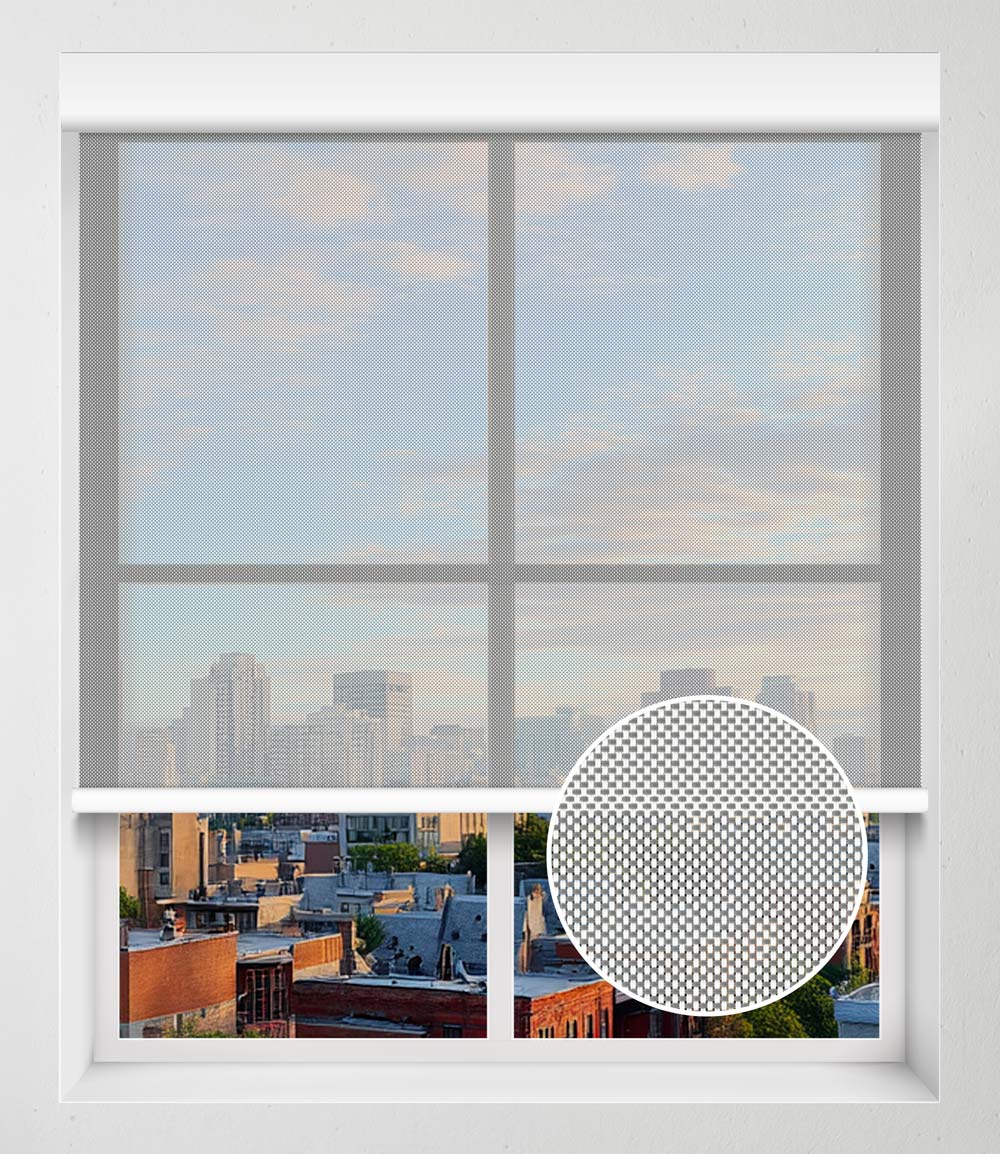SOLAIRE SCREEN 5% SANS PERÇAGE - GRANITE