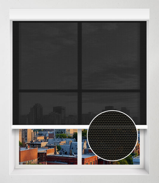 SOLAIRE SCREEN 6% SANS PERÇAGE - NOIR